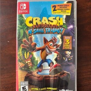 Nintendo Switch Crash Bandicoot N. Sane Trilogy - Red and Blue